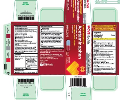 50ct Carton (Cvs Apap Rr Gel 50ct)